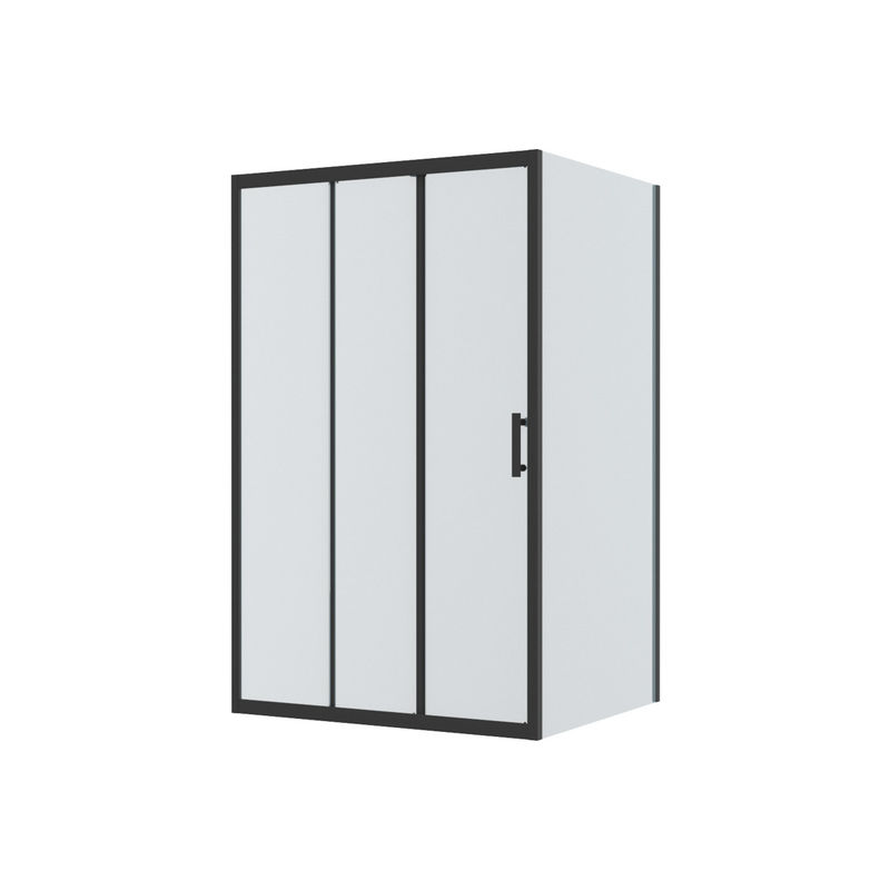 Душевой уголок BelBagno UNO-195-AHF-31-120/80-C-NERO