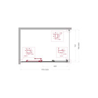 Душевой уголок BelBagno UNO-195-AHF-31-120/80-C-NERO — 6