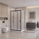 Душевой уголок BelBagno UNO-195-AHF-31-120/90-P-NERO