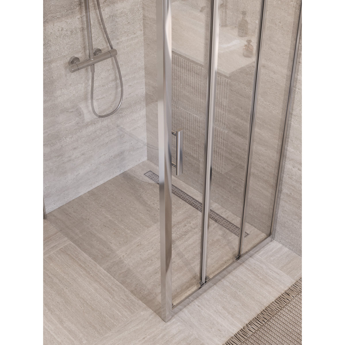Душевой уголок BelBagno UNO-195-AHF-31-80/90-C-Cr