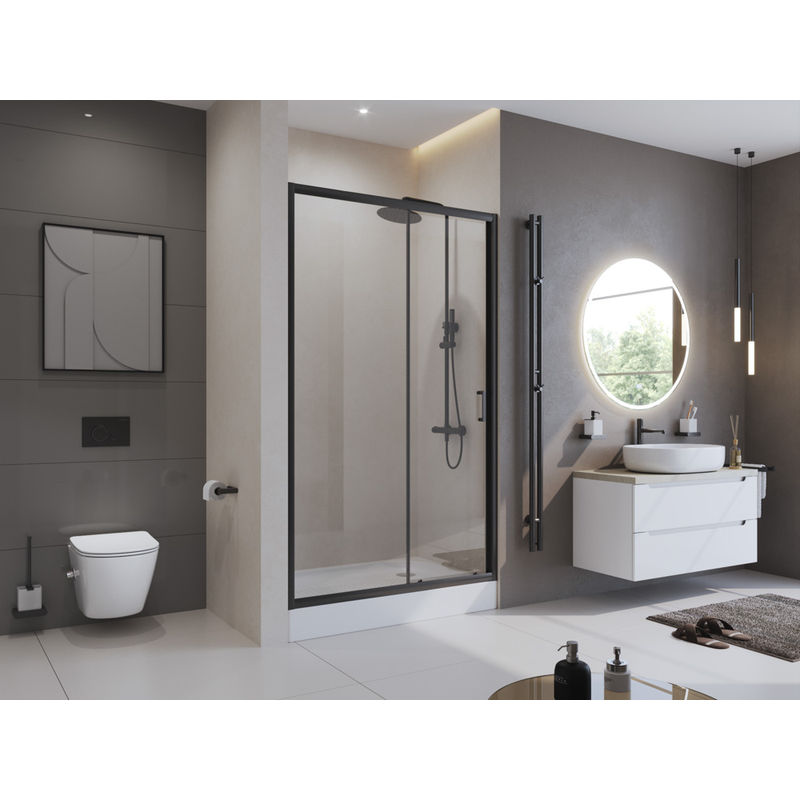 Душевая дверь BelBagno UNO-195-BF-1-140-C-NERO