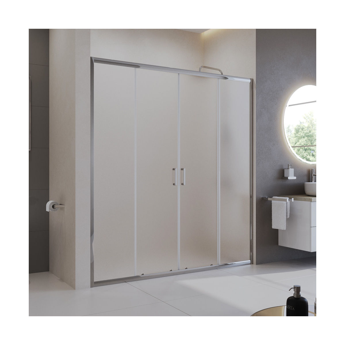 Душевая дверь BelBagno UNO-195-BF-2-170-P-Cr