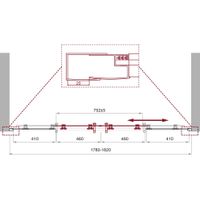Душевая дверь BelBagno UNO-195-BF-2-180-P-Cr — 6
