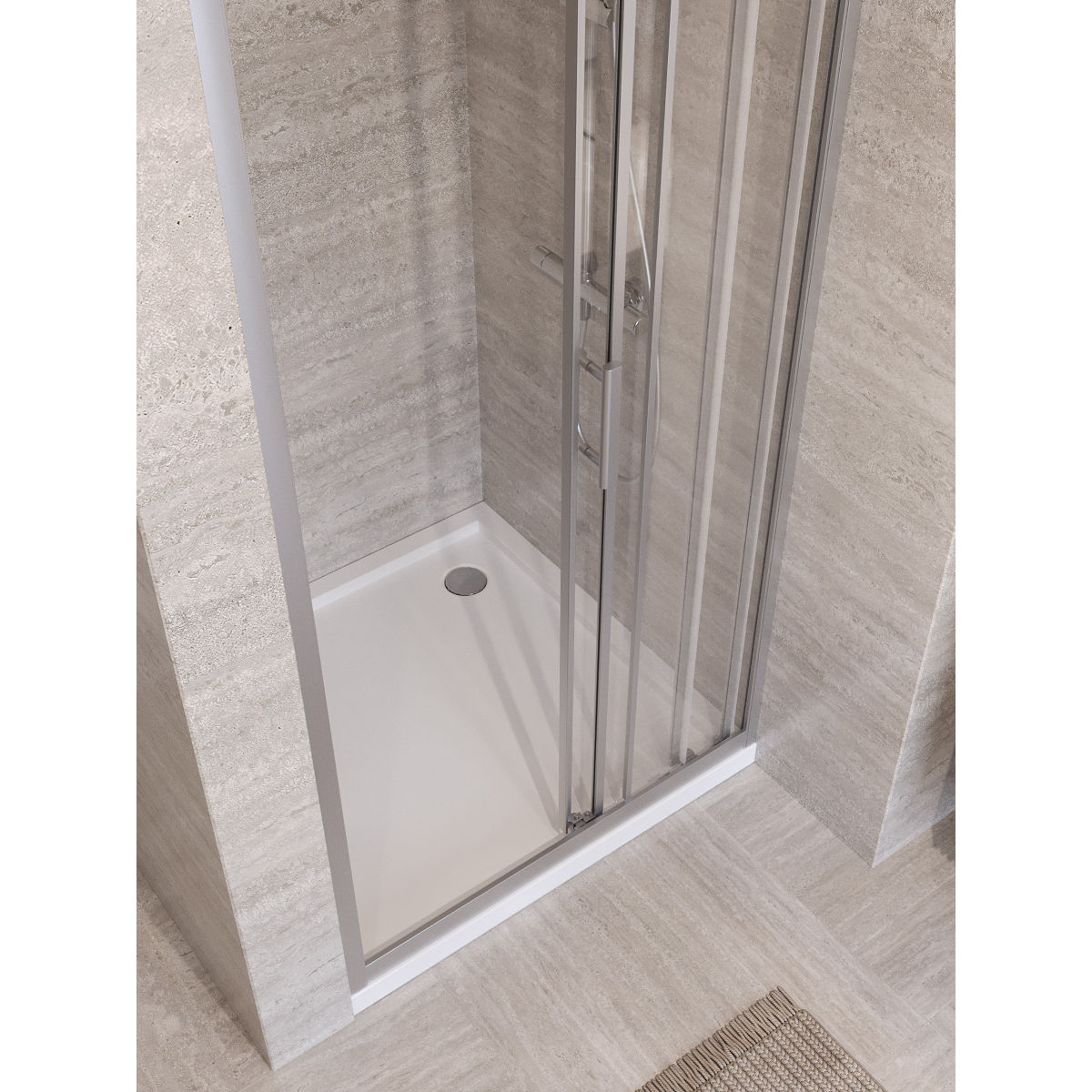 Душевая дверь BelBagno UNO-195-BF-3-100-C-IN