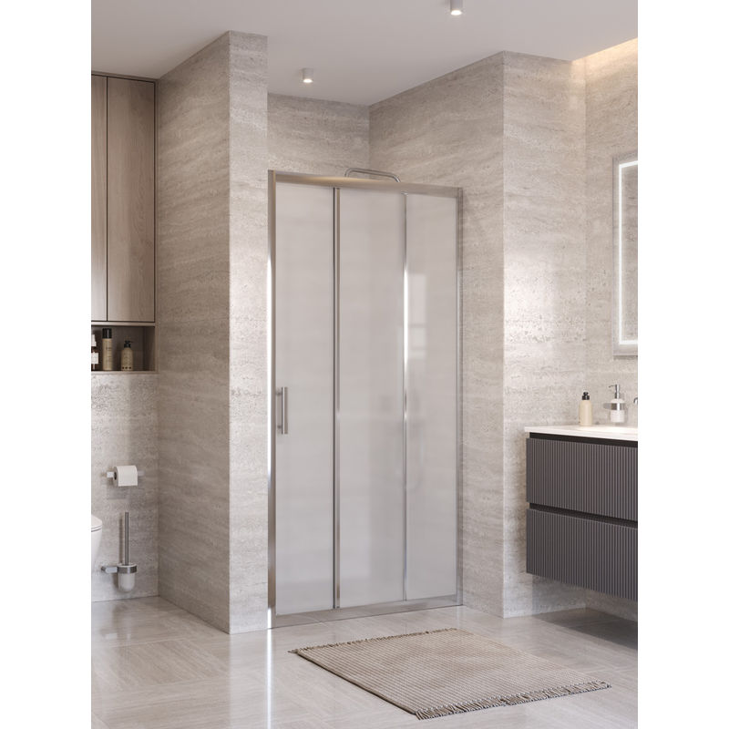 Душевая дверь BelBagno UNO-195-BF-3-100-P-Cr