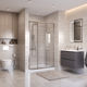 Душевая дверь BelBagno UNO-195-BF-3-120-C-Cr