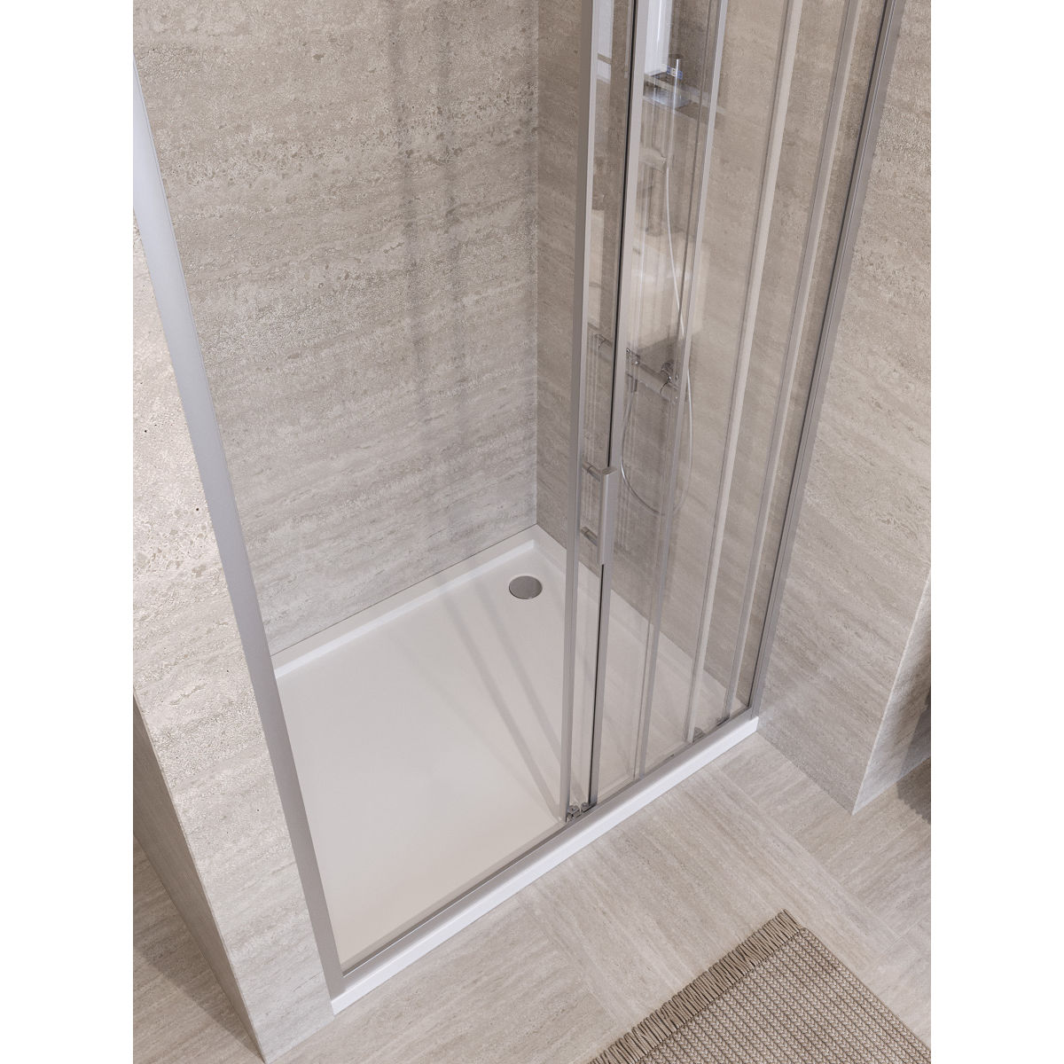 Душевая дверь BelBagno UNO-195-BF-3-120-C-IN