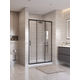 Душевая дверь BelBagno UNO-195-BF-3-120-C-NERO