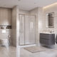 Душевая дверь BelBagno UNO-195-BF-3-120-P-Cr