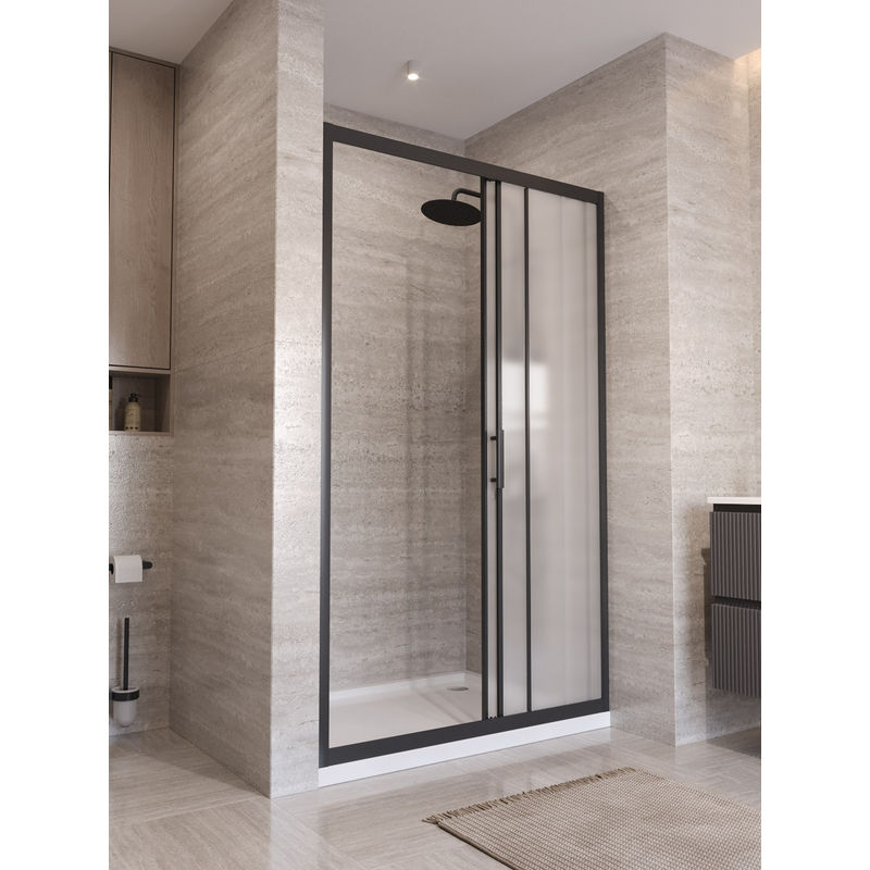 Душевая дверь BelBagno UNO-195-BF-3-120-P-NERO