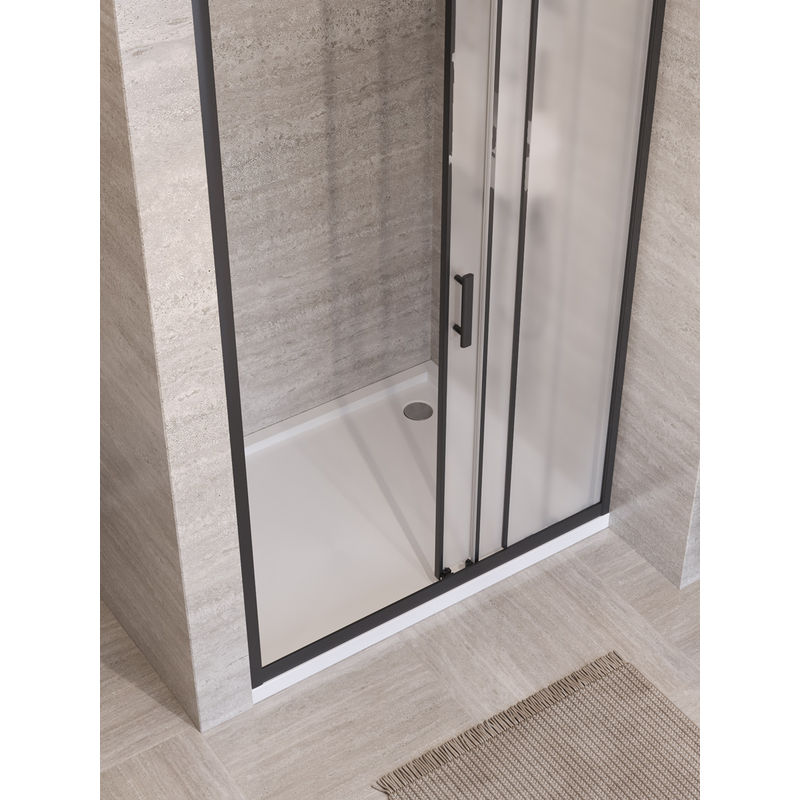 Душевая дверь BelBagno UNO-195-BF-3-120-P-NERO