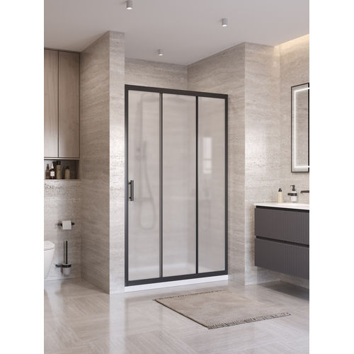 Душевая дверь BelBagno UNO-195-BF-3-120-P-NERO