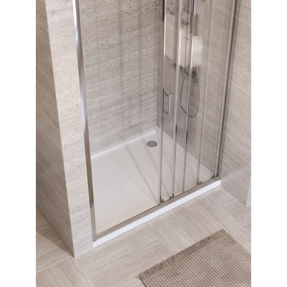 Душевая дверь BelBagno UNO-195-BF-3-90-C-Cr