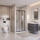 Душевая дверь BelBagno UNO-195-BF-3-90-C-NERO