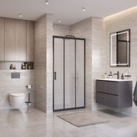 Душевая дверь BelBagno UNO-195-BF-3-90-P-NERO — 5