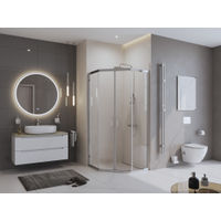 Душевой уголок BelBagno UNO-195-P-2-100-C-Cr — 2