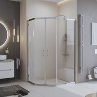 Душевой уголок BelBagno UNO-195-PH-2-100/80-C-Cr — 1