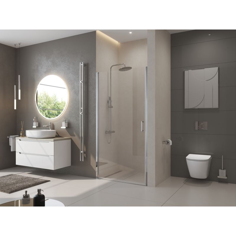 Душевая дверь BelBagno UNO-B-1-80-C-Cr