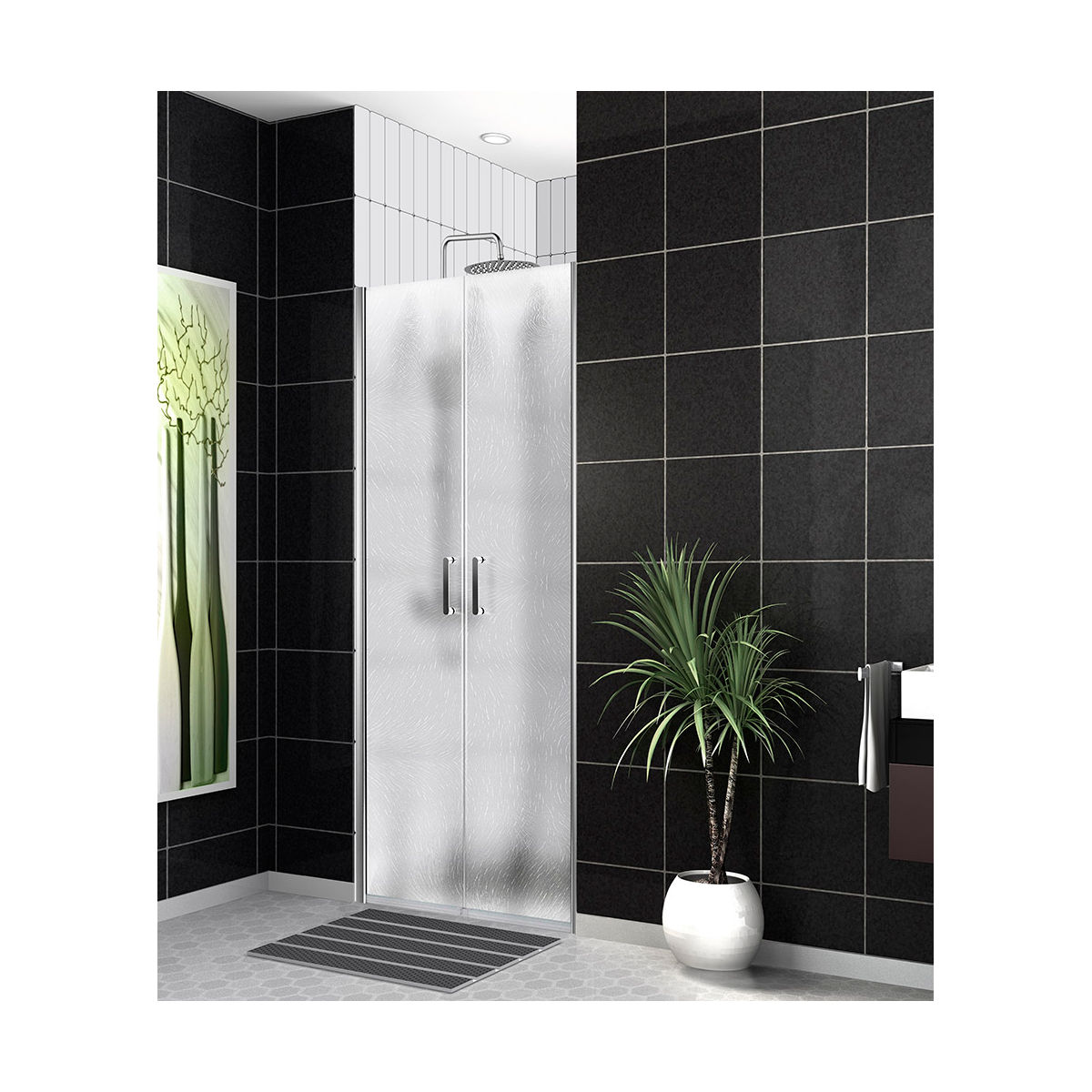 Душевая дверь BelBagno UNO-B-2-90-CH-Cr