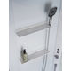 Душевая кабина BelBagno UNO-CAB-A-1-90-C-Cr-Bi-TOP-R, правая
