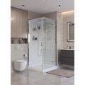 Душевая кабина BelBagno UNO-CAB-A-1-90-C-Cr-Bi-TOP-R, правая