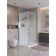 Душевая кабина BelBagno UNO-CAB-A-1-90-C-Cr-Bi-TOP-R, правая