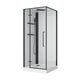 Душевая кабина BelBagno UNO-CAB-A-1-90-C-NERO-Bi-TOP-L, левая