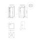 Душевая кабина BelBagno UNO-CAB-A-1-90-C-NERO-Bi-TOP-R, правая