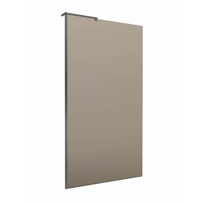 Душевая перегородка BelBagno UNO-L-1-TB-100-BR-GM