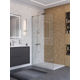 Душевая перегородка BelBagno UNO-L-1-TB-100-C-Cr