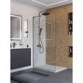 Душевая перегородка BelBagno UNO-L-1-TB-100-C-GM