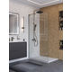 Душевая перегородка BelBagno UNO-L-1-TB-100-C-GM