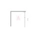 Душевая перегородка BelBagno UNO-L-1-TB-110-C-GM