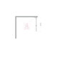 Душевая перегородка BelBagno UNO-L-1-TB-70-C-GM