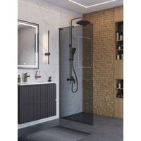 Душевая перегородка BelBagno UNO-L-1-TB-80-GR-GM — 4