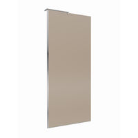 Душевая перегородка BelBagno UNO-L-1-TB-90-BR-Cr — 3
