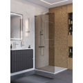 Душевая перегородка BelBagno UNO-L-1-TB-90-BR-Cr