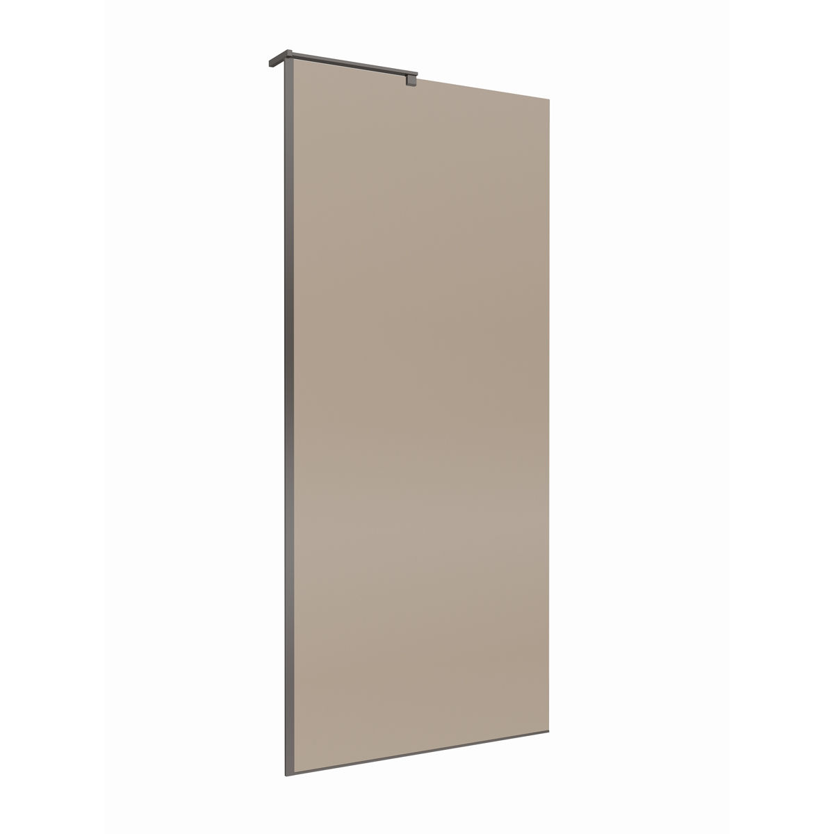 Душевая перегородка BelBagno UNO-L-1-TB-90-BR-GM
