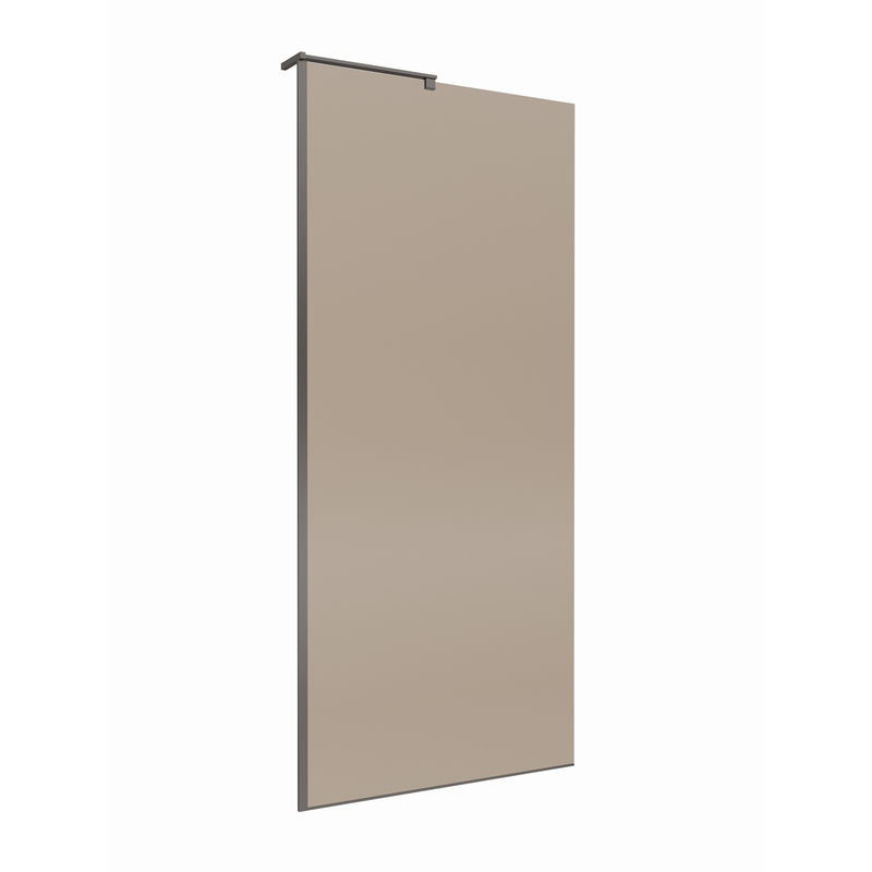 Душевая перегородка BelBagno UNO-L-1-TB-90-BR-GM