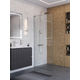 Душевая перегородка BelBagno UNO-L-1-TB-90-C-Cr