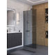Душевая перегородка BelBagno UNO-L-1-TB-90-GR-Cr