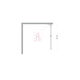 Душевая перегородка BelBagno UNO-L-1-TB-90-GR-GM