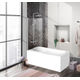 Душевая шторка на ванну BelBagno UNO-V-1-80/150-C-Cr