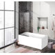 Душевая шторка на ванну BelBagno UNO-V-1-90/150-C-NERO
