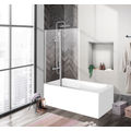 Душевая шторка на ванну BelBagno UNO-V-2-120/150-C-Cr