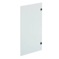 Шторка на ванну Benetto стационарная 1400×700 BEN-405_BL_C черный + прозрачное стекло — 2