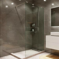 Душевая перегородка Benetto Walk In 2000х1000 SILVER — 6