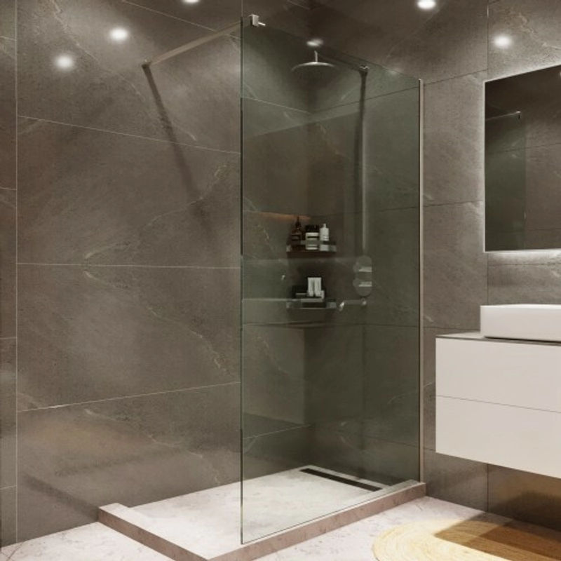 Душевая перегородка Benetto Walk In 2000х1000 SILVER