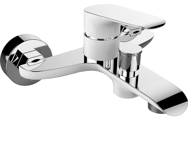 Смеситель для ванны Laveo Alea BLE_610D белый