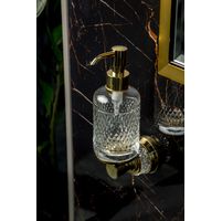 Дозатор для жидкого мыла BOHEME Aura 10247-G Gold — 3